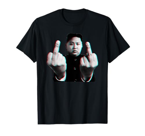Kim Jong Un Volteando el pájaro Camiseta