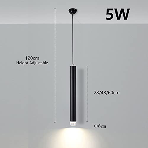 Luz ambiental de 6000K cilíndrica y alargada de 28cm para techo 2