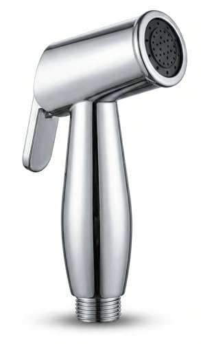 Image of MHS High Pressure Jet Spray for Toilet | Health Faucet Set with Hand Shower Gun & 1M SS Hose Pipe | Bathroom Toilet Jet Spray for Hygiene Cleaning | Toilet Gun for Western Toilet (Parrot Abs)