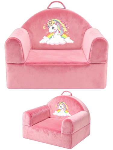 laapee Unicorn Sofa Toddler Chair