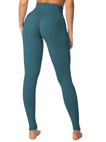 Image of Sunzel Sunzfly Invisible Butt Scrunch Workout Leggings for Women, Butt Lifting High Waisted Gym Yoga Pants with Tummy Control