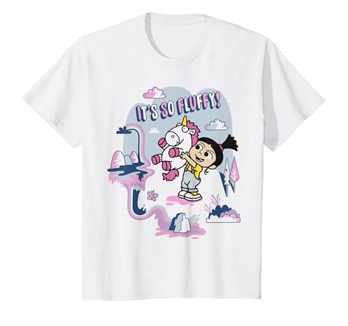 Kids Despicable Me Minions Agnes Fluffy Unicorn Graphic T-Shirt T-Shirt