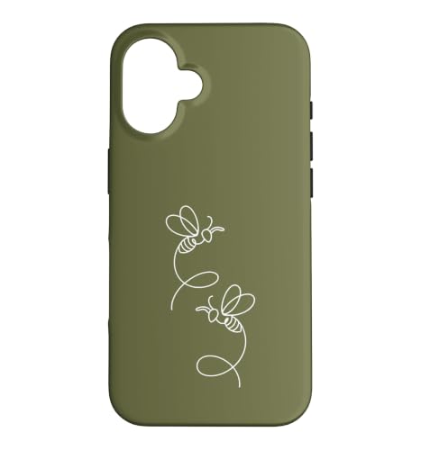 �A�[�e�B�X�e�B�b�N�ȃn�`�̃y�A���C���C���X�g �X�}�z�P�[�X iPhone 16 �p
