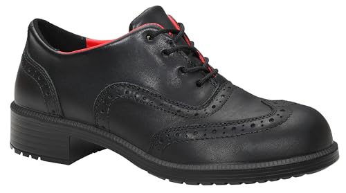 ELTEN Sicherheitsschuhe Officer Lady ESD S2, Damen, Leder, Stahlkappe, leicht, elegant 39, Schwarz ELTEN Sicherheitsschuhe Officer Lady ESD S2, Damen, Leder, Stahlkappe, leicht, elegant 39, Schwarz