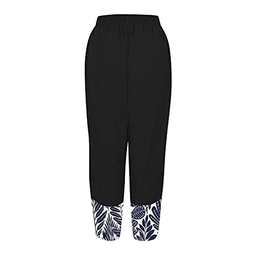 LULER Been damesbroek casual riem print elastische bloemen taillebroek dames met - Afbeelding 4