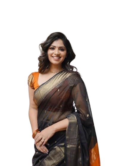 Image of Women's Cotton Soft Silk Sarees | Jamdani Cotton Saree With Attach Unstitched Blouse Piece