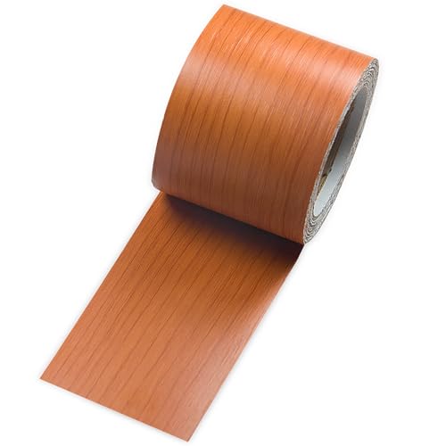 Image of Brown Wood Grain Tape, 2 inch X 32 ft Self Adhesive Wood Repair Tape for Furniture, Doors, Floors, Window, Tables, Chairs, Baseboard, Cabinet