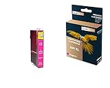  QUALITONER - 1 Cartouche Compatible pour LEXMARK 100XL 100 XL Magenta pour Lexmark Impact S301 Impact S305 Interact S605 Interpret S405 Intuition S505