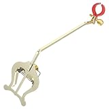 PRETYZOOM フレンチホルン用楽譜クリップ 製耐久クリップ設計 安定ホールド 携帯便利 グバンド初心者向け 演奏用楽譜ホルダー