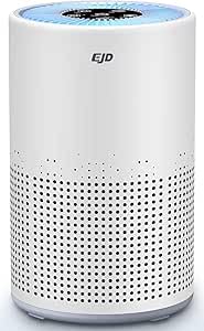 Luftreiniger für Schlafzimmer und Zuhause, leiser H13 HEPA-Luftreiniger mit 3-stufigem Filter, 3 Geschwindigkeitsstufen, 12 dB Schlafmodus zur...