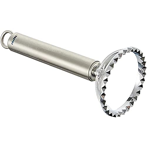 IBILI 779401 Coupe-Pâte Ravioli Rond, Fonte, Argent, 26 x 12 x 7 cm