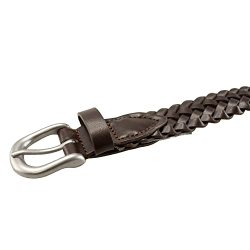 Thomas Bates Dillon Boys Dress Casual 1" Braided Leather Belt2