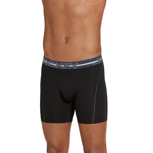 Jockey Sport Men's Underwear Silver Microfiber 7.5