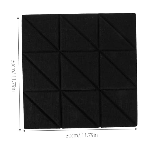 4pcs Almohadillas Aislantes Acústicas Autoadhesivas para Estudios en Casa Paneles de Pared Absorbentes de Sonido de Alta Densidad para Grabación Musical Diseño Ignífugo Instalación Fácil miniatura 2