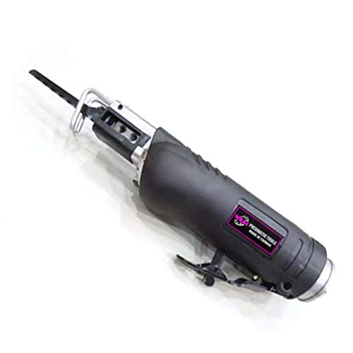 Jitterbug Air Saber Body Saw Pneumatic Recip Reciprocating Saw Files Kit Dual Use W/Blades Sheet Metal Wood Cut Off Tool Autobody Restoration Black #TOP19