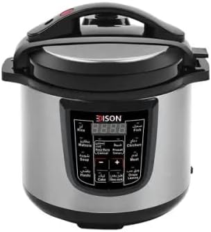 Edison Electric Pressure Cooker with lid removed, showing inner pot