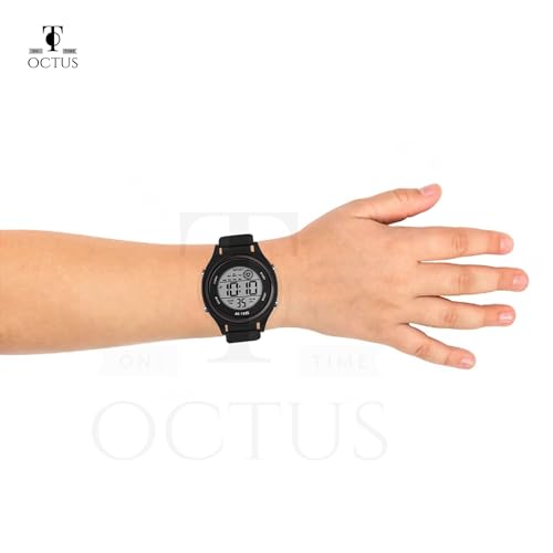 Image of ON TIME OCTUS Waterproof Digital Kids Watch | Multi-Functional Unisex Sports Watch with 7 LED Colors | Ideal for Boys & Girls and Women Age Above 7 Years