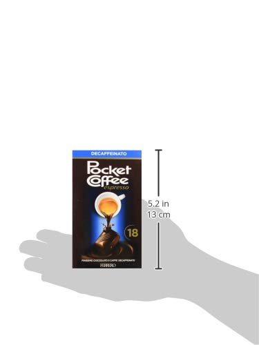 Ferrero Pocket Coffee Espresso Decaffeinato, 18 Praline, 225g