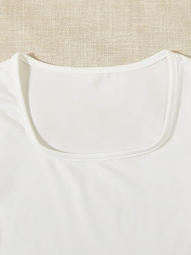 Oyoangle Girl'S 3 Pack Scoop Neck Short Sleeve Crop Tops Set Basic Solid Tee Shirt Top Multicolor 15Y thumb #2