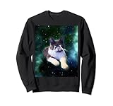 Yeux d'éclairage Maincoon Cat Sweatshirt
