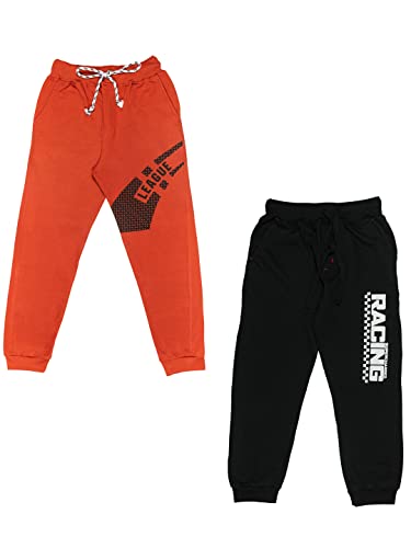Image of Boys Combo Set of 2 Cotton Joggers