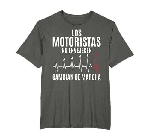 Motero Divertido Biker Los Motoristas No Envejecen Moto Camiseta