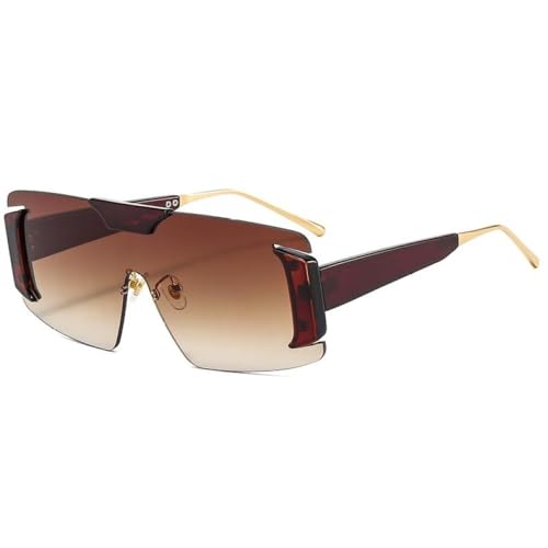 Lunettes de soleil de luxe en alliage robuste et verres dégradés