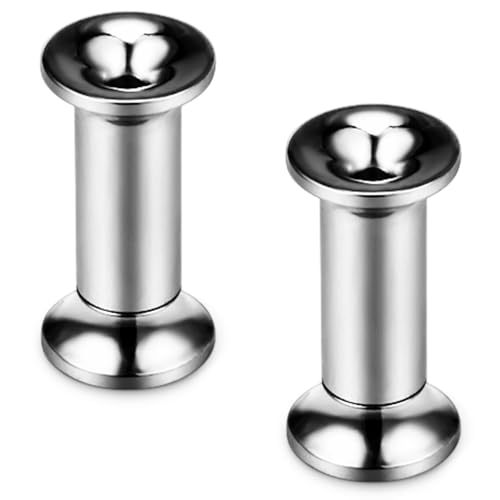 Lcolyoli Screw Fit Ear Gauges Kit G23 Titanium Tunnel Expander Ea...