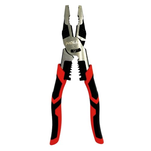 Alicate Universal Multifuncional 9'' Corte Decapador Fio Cabo Eletricista Apertar Soltar Parafuso