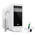 SimPure Q3-600T Reverse Osmosis System, 600 GPD Under Sink RO Water Filtration with T33 Faucet TDS Meter Digital Tester, 8 Stage Tankless RO Water Filter, Near 0 TDS, Improve Taste