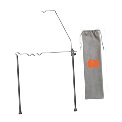 Support de lanterne de camping télescopique avec porte-lampe de table