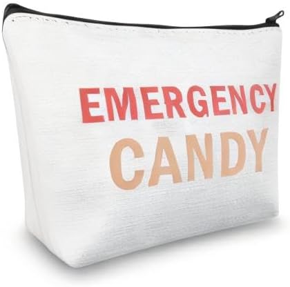 Miniatura 8 de BDPWSS Bolsa de maquillaje de caramelo de emergencia, regalo para amantes de los dulces, bolsa de comida de emergencia para mujeres, niñas,
