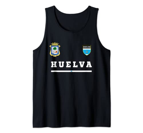 Huelva Fútbol/Deportes Bandera Fútbol Camisetas Camiseta sin Mangas