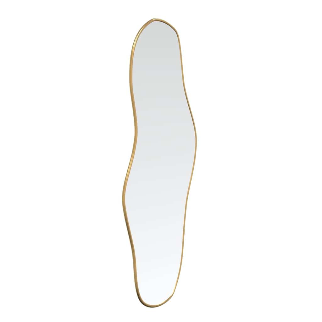 vidaXL Espejo de Pared Colgante Dormitorio Salón Sala de Estar Pasillo Tocador Comedor Cuarto de Baño Entrada Decoración Hogar Dorado