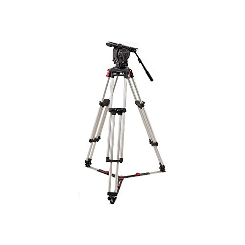 Oconnor Ultimate 2575D Head Cine HD Mitchell Top Plate Tripod System with Floor Spreader
