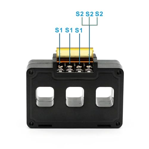 Transformador de corriente trifásico CT5 con rango variable de 50A a 300A y salida de 5A 5