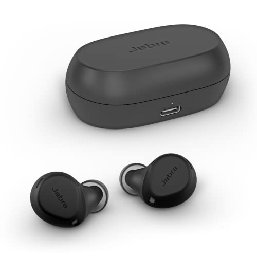 Image of Jabra Elite 7 Active In-Ear Bluetooth Truly Wireless Waterproof Sports In Ear Earbuds With Mic, Active Noise Cancellation, Multipoint Connectivity And Shakegrip, Active Fit - Black