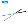 PATIKIL Metal Drumstick 5A Aluminium Alloy Drum Stick Anti Slip for Jazz Drum Electronic Drums Musical Instrument Percussion Blue 1 Pair #2