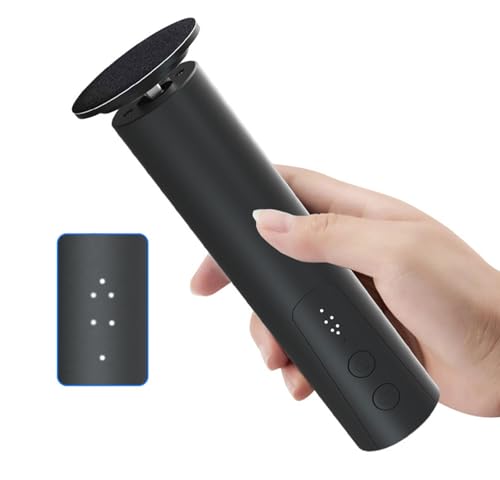 Electric Callus Remover for Feet, Electric Foot File Nail Grinder 2 in 1,Rechargeable Professional Foot Sander Pedicure Tool for Feet Dry Dead Skin with Sandpaper Disk, 6 Speed Adjustable