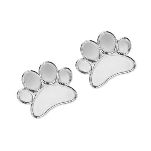 Beavorty 2 Piezas Paleta De Arte De Uñas Esmalte De Uñas Paleta De Pigmentos para Uñas Clavos Soporte De Exhibición De Uñas Herramienta De Manicura Paleta De Aleación Silver