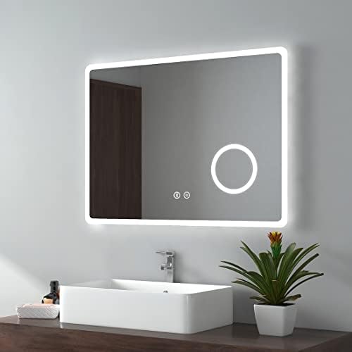 S'bagno Bathroom Mirror with LED Lights 600x800mm Backlit Illuminated