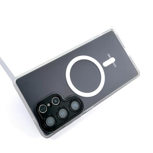 Coque Samsung S25 blanche mate idéale pour le bureau et la charge sans fil