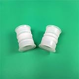 OZSTWVAC 2 Pieces Corrugate Gasket Pipes Big Mouth Seal Sleeve Tubes ，Compatible for BJ Soft Ice Cream Machines Spare Parts 50mm Height