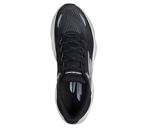 Image of Skechers GO Run MAX Road 7 Mens Performance, Black White, 12
