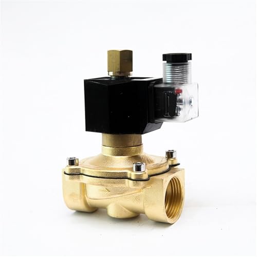 Électrovanne laiton 1-1/2 24VAC robuste pour circuits de gazole et eau