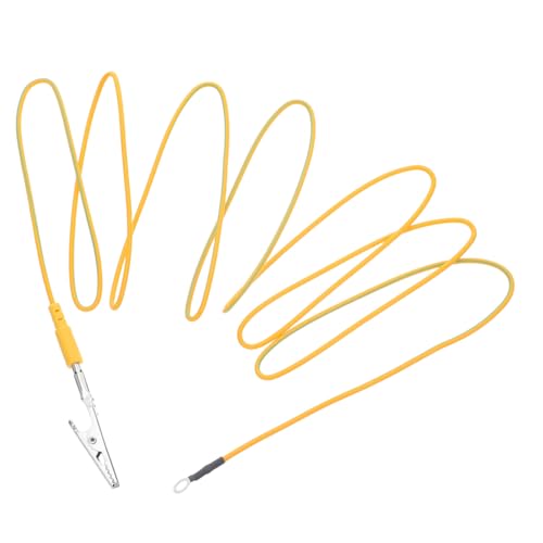 Cable de puesta a tierra antiestático de 5 piezas con clip de cocodrilo para dispositivos