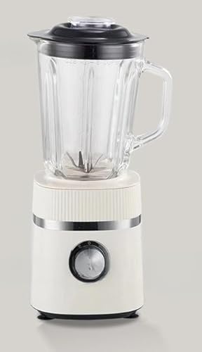 小型グラインダー グラインダー フードプロセッサー LAJOKING 家庭用電動 耐熱ガラスブレンダーレトロ 2段階回転スピード パルス機能 氷 冷凍フルーツ対応 (B)