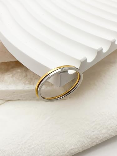 ENDLESSNESS & ETERNITY 1mm Thin Wedding Band for Women Comfort Fit Stackble Plain Ring3