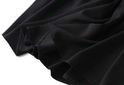 Womens Slim A-Line Skirts with Belt Pleated Skirt Elastic Business Skirts Dressy Work Skirt 2025 Trendy Fashion4