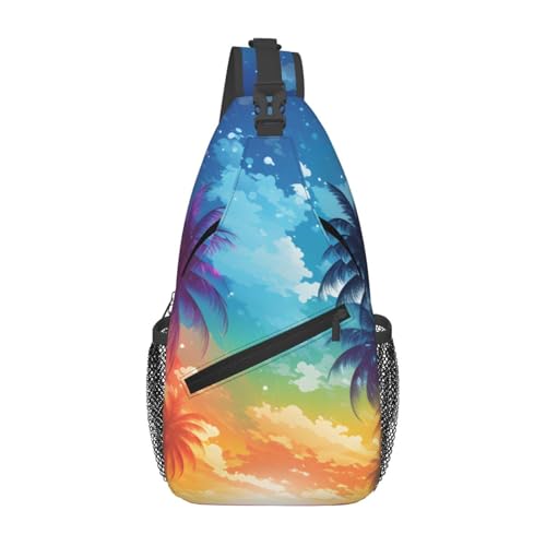 Bolso Bandolera Unisex Estilo Playa Tropical Ligero